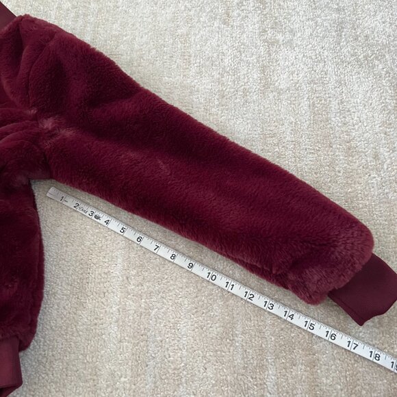 Say What Faux Fur Bomber Jacket S - Picture 7 of 10